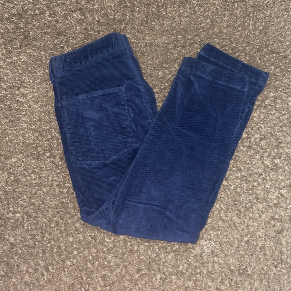 PACSUN blue corduroy slim chino pants